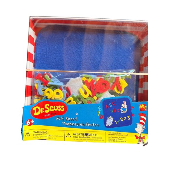 Dr. Seuss Educational Felt Board Set With Letters & Numbers For Kids Ages 6+ - Picture 1 of 5